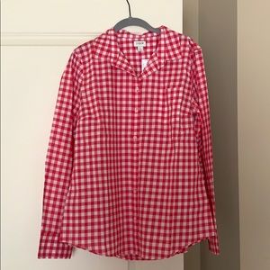J. Crew Gingham Button Down